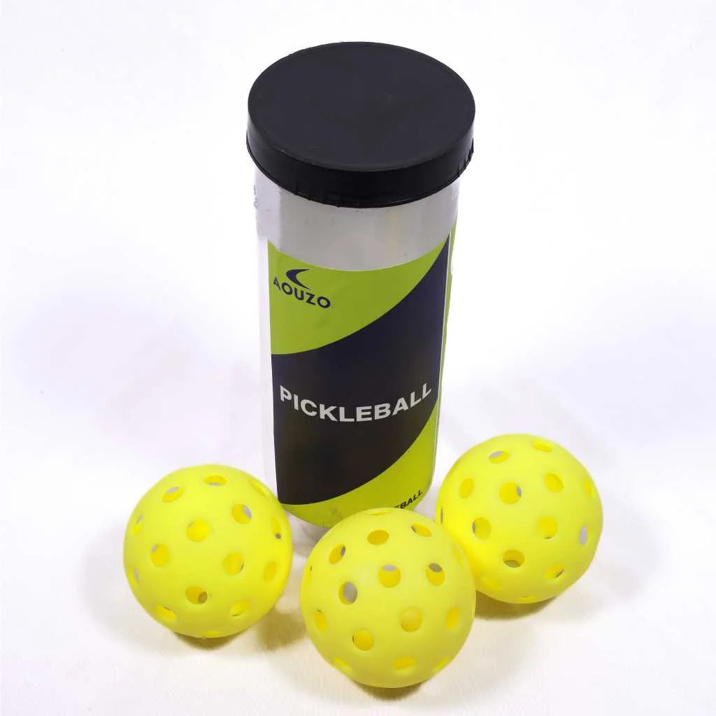 Aouzo Sports Yellow Pickleball Ball Set of 3
