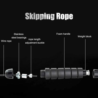 Aouzo Adjustable Metal Best Skipping Rope