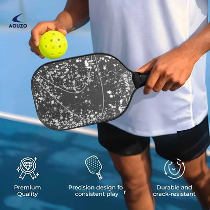 Aouzo Funky Black and White Pickleball Paddles