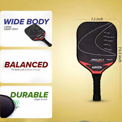 Aouzo Lightweight Carbon Fiber Material Pickleball Paddles