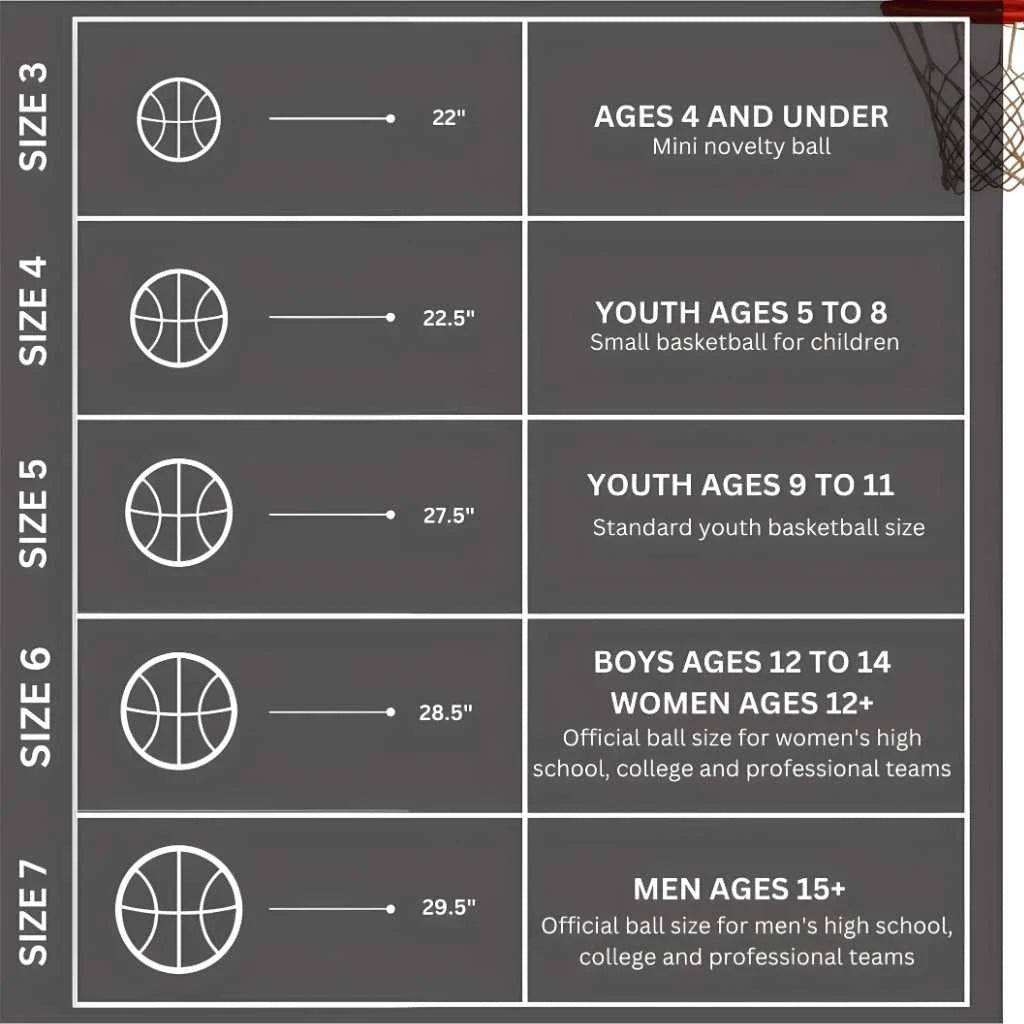 Aouzo Size 3 Basketball for Kids Multicolor