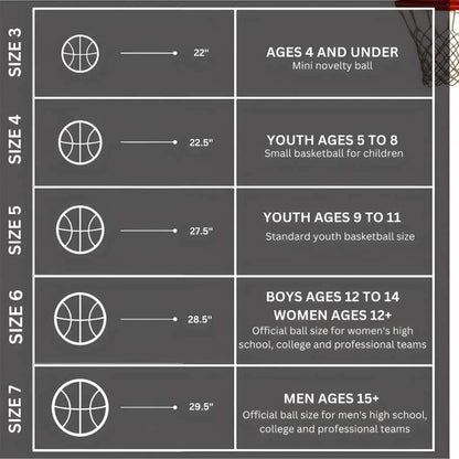 Aouzo Size 3 Basketball for Kids Multicolor