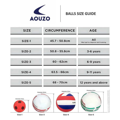 Aouzo Size 5 Best Football for Hard Ground Training