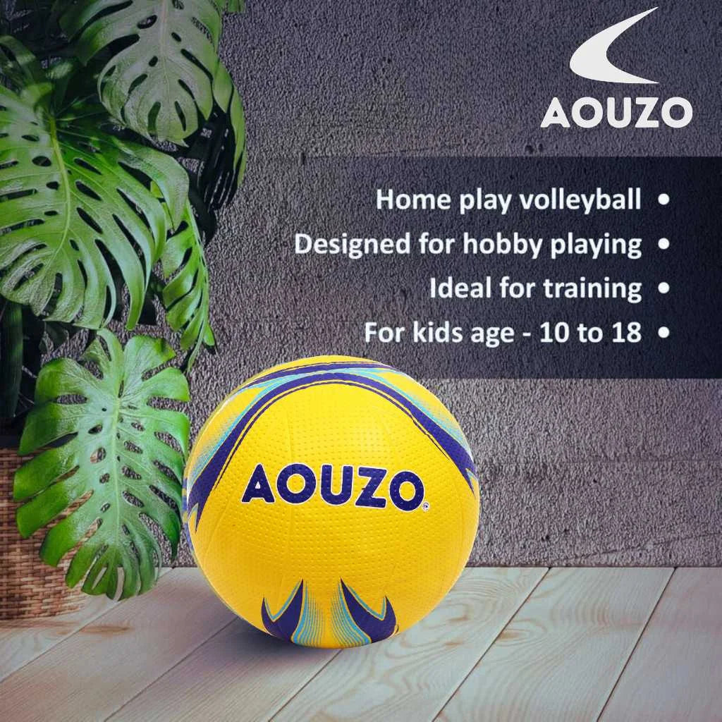 Aouzo Spike Rubber Moulded Volleyball Ball Size 4