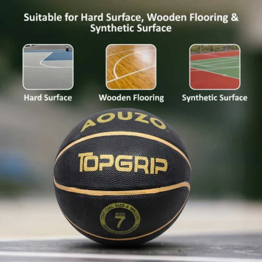 Aouzo Top Grip Rubber Basketball Ball Size 7